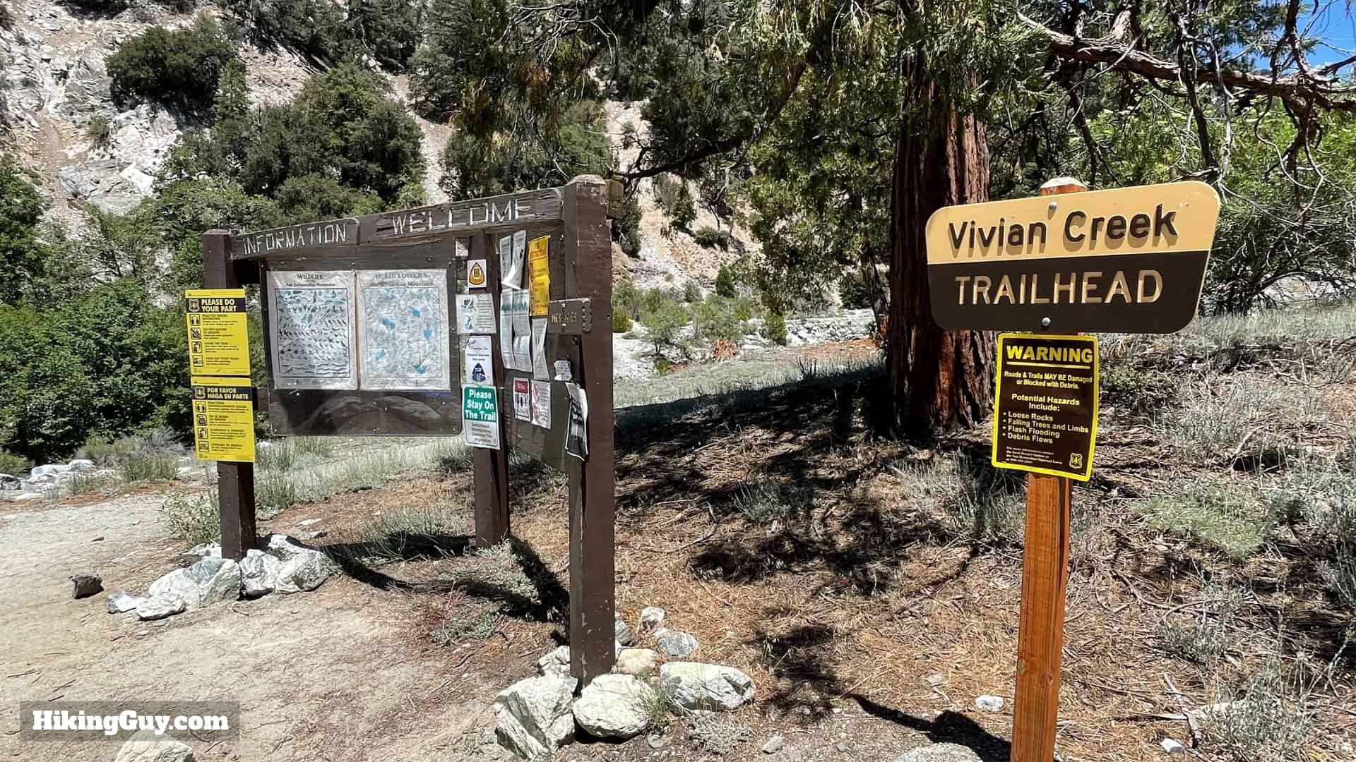 San Gorgonio Hike Vivian Creek Directions 9