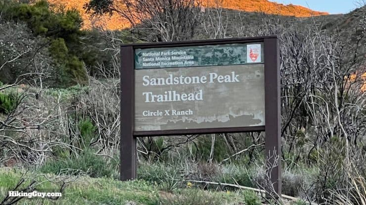 Sandstone Peak Hike Directions 2