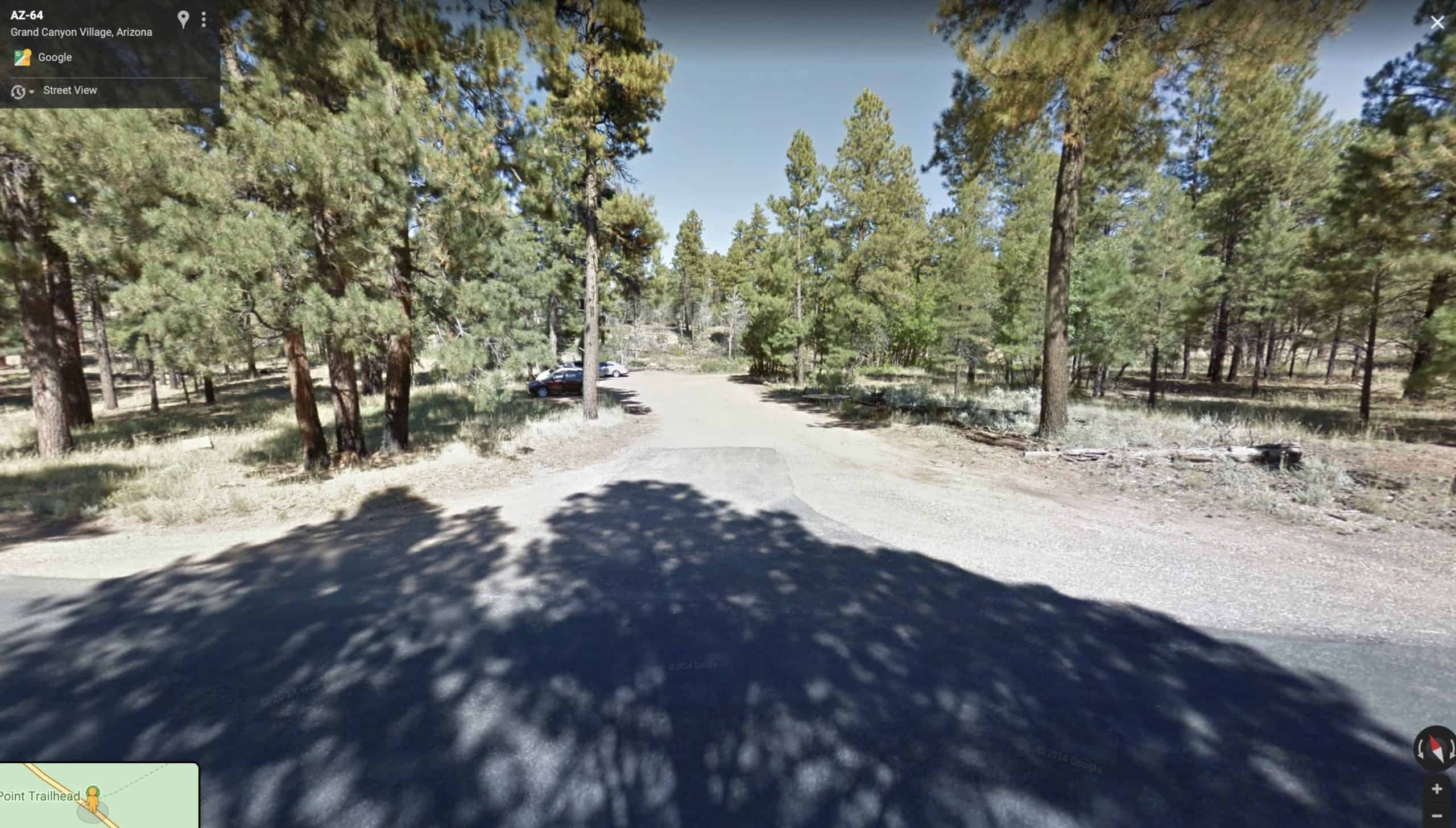 Shoshone Point Trail Parking