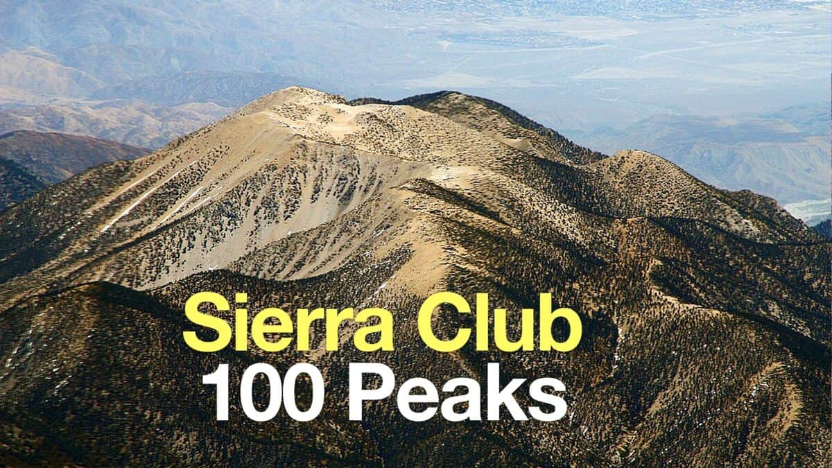 Sierra Club 100 Peaks
