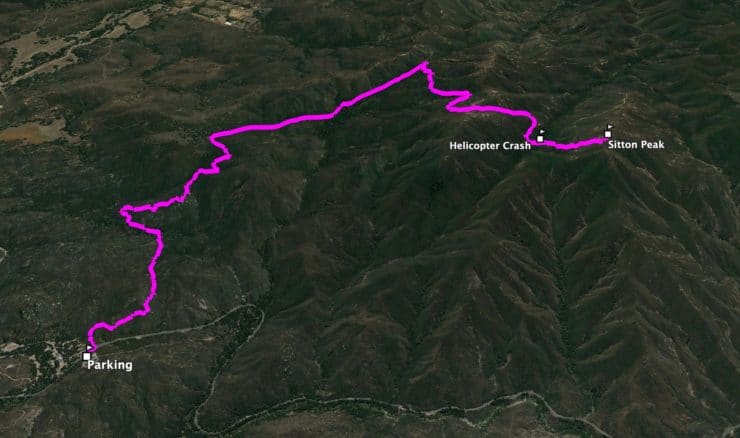 Sitton Peak Hike Update 3d Map