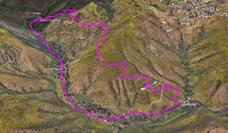 Solstice Canyon Hike 3d Map