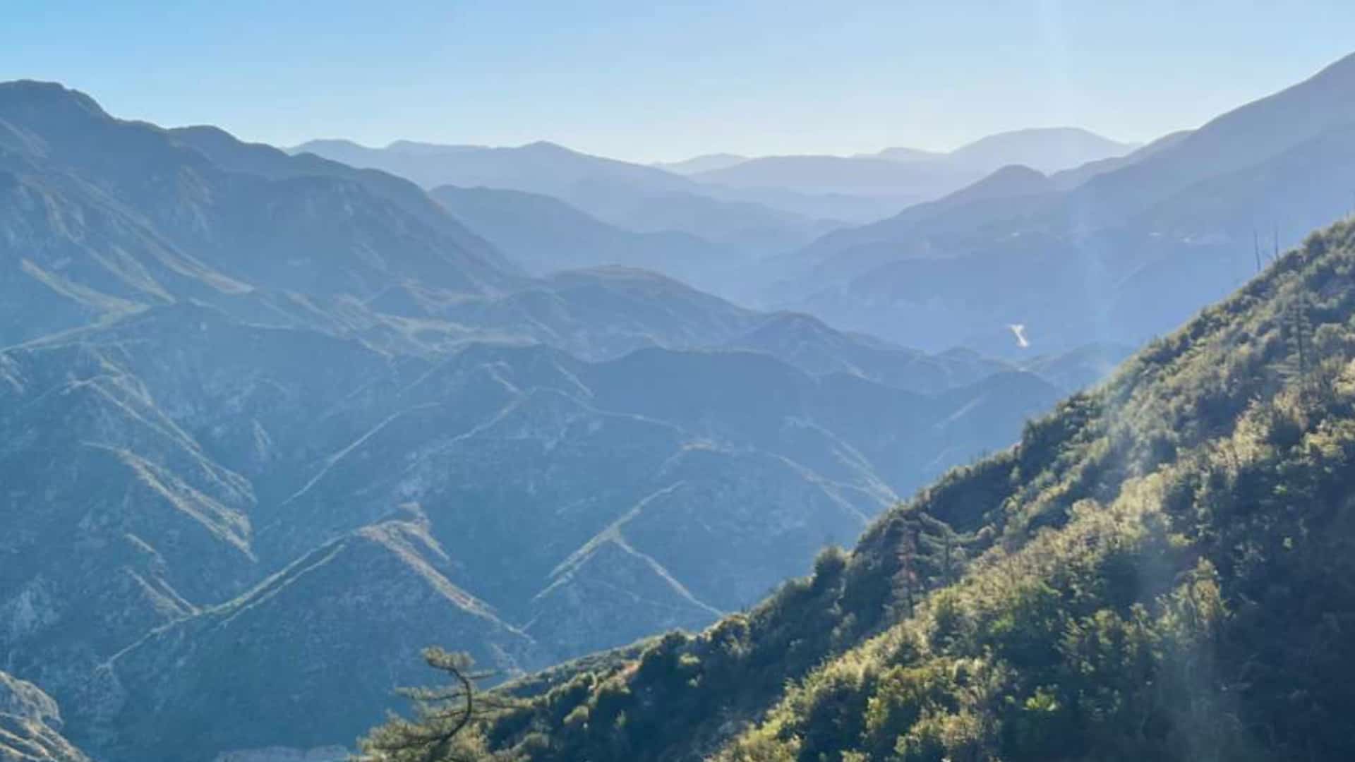 Stone Canyon Trail to Mt Lukens Loop