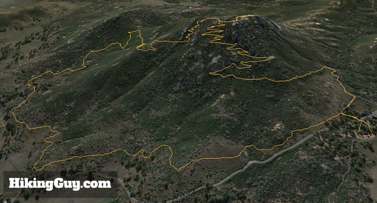 Stonewall Peak Trail 3d Map