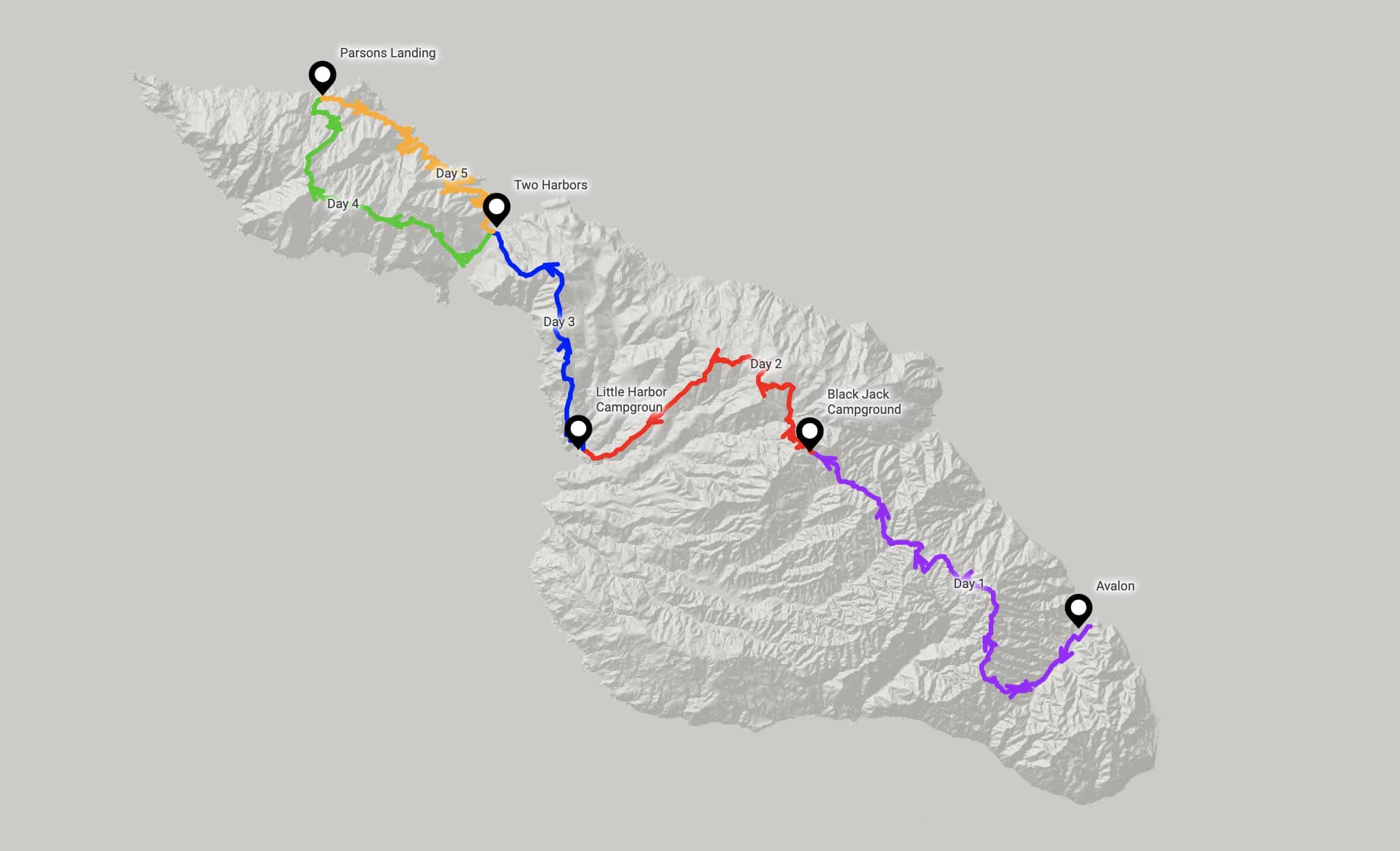 Tct 5 Day Itinerary