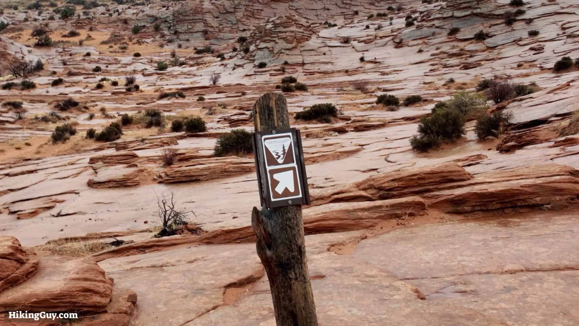 The Wave Trail Marker