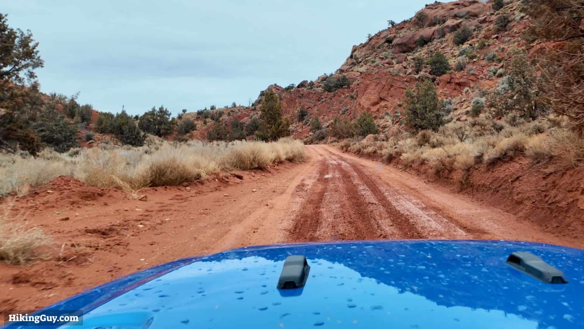 The Wave Trailhead Road