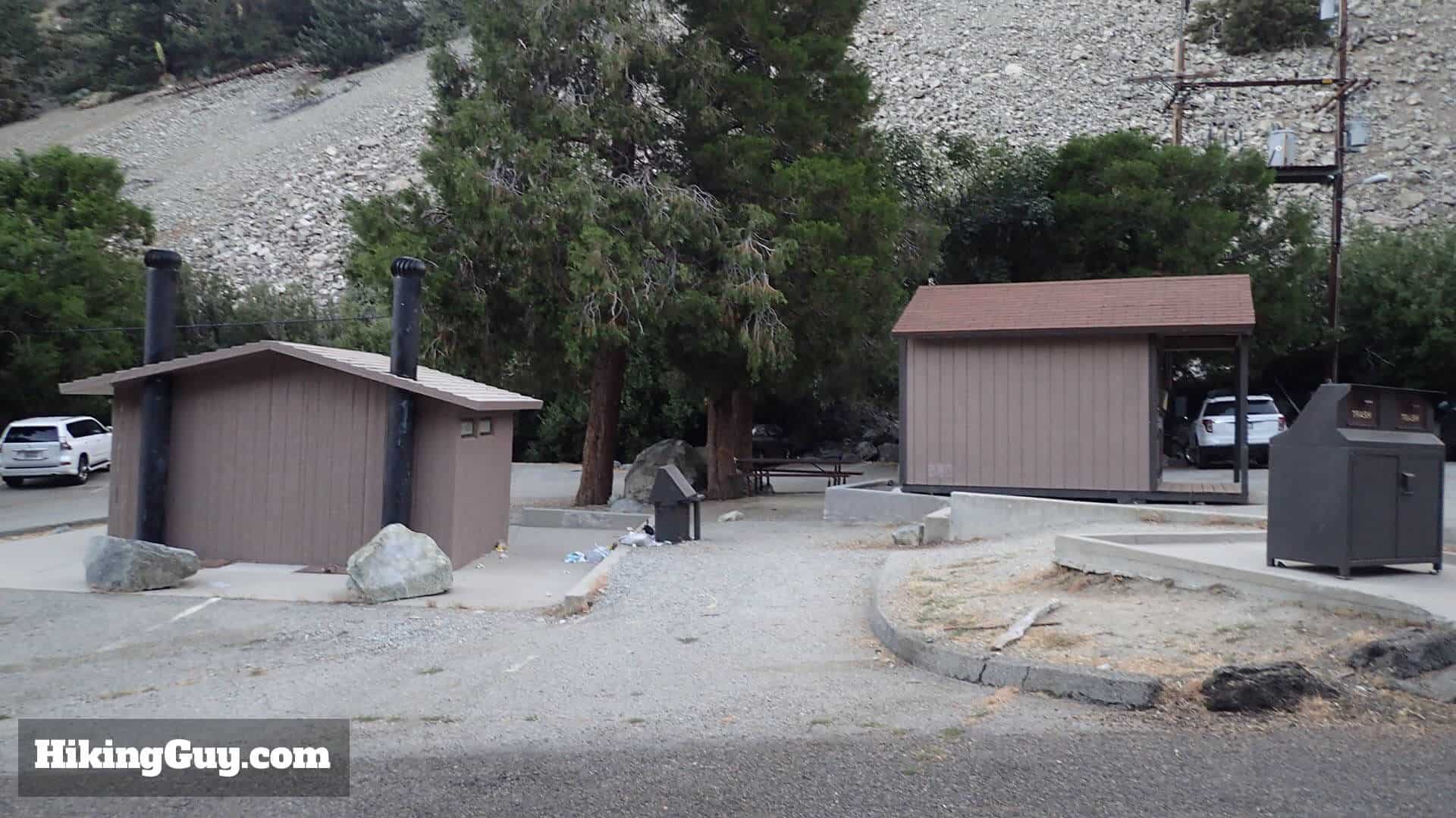 Icehouse Canyon Trailhead bathrooms