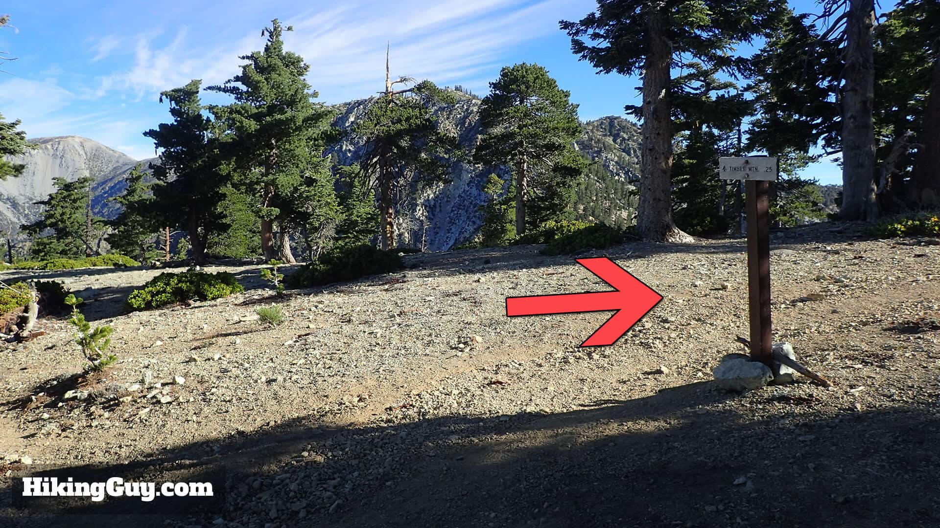 trail to Timber Mountain