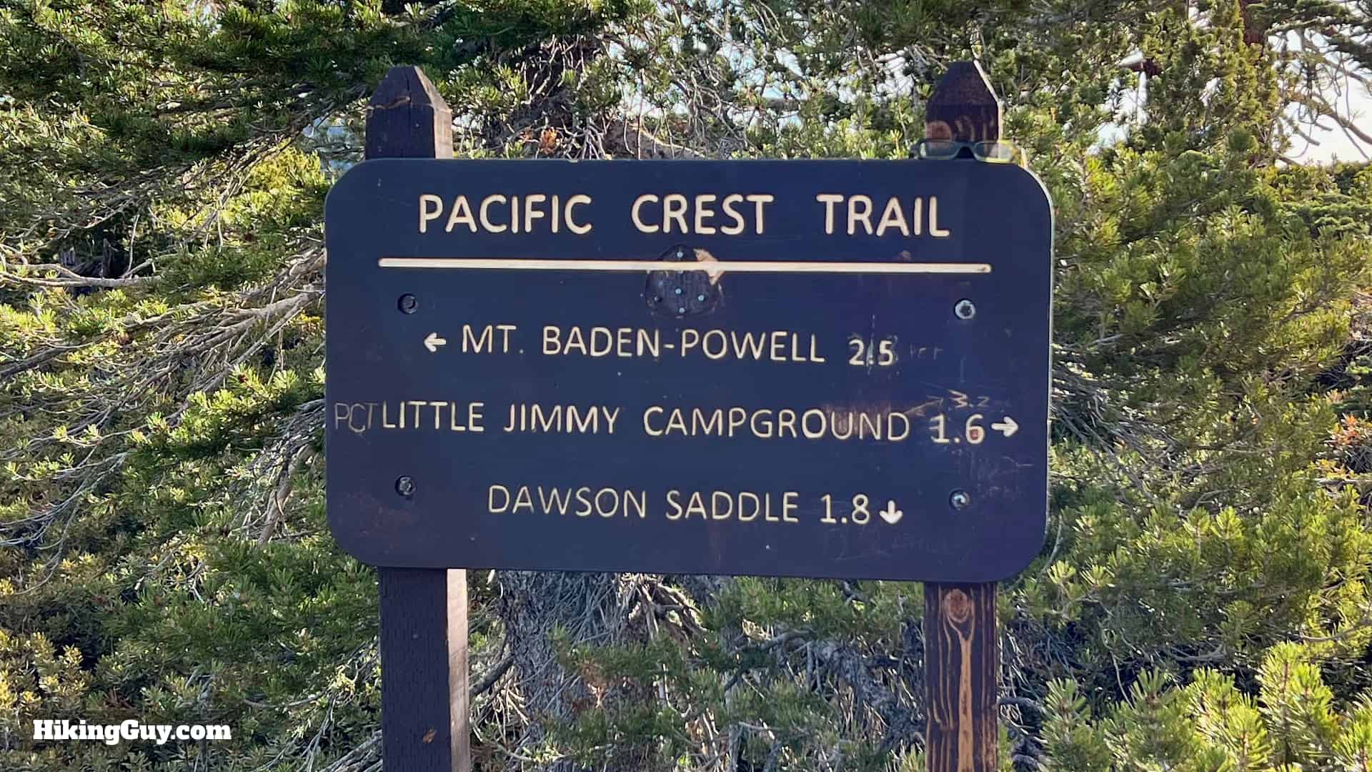 Throop Peak Mount Burnham Baden Powell Directions 29