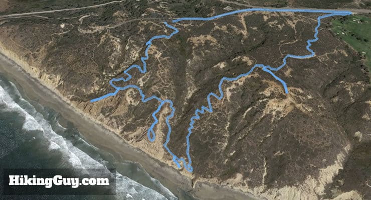 Torrey Pines Hike 3d map