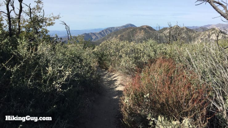 trail on echo mountain hike