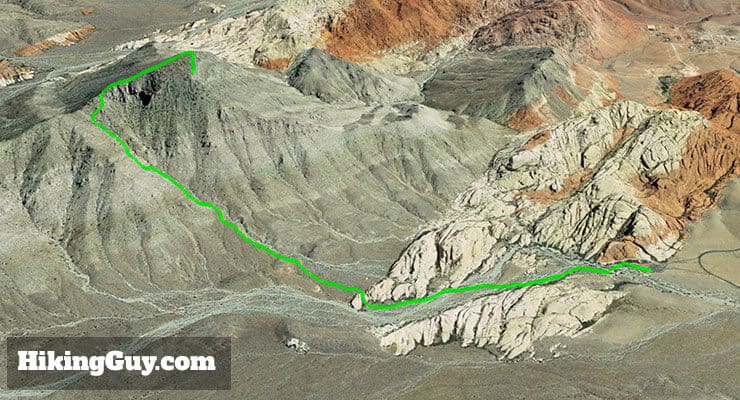 turtlehead peak trail 3d map