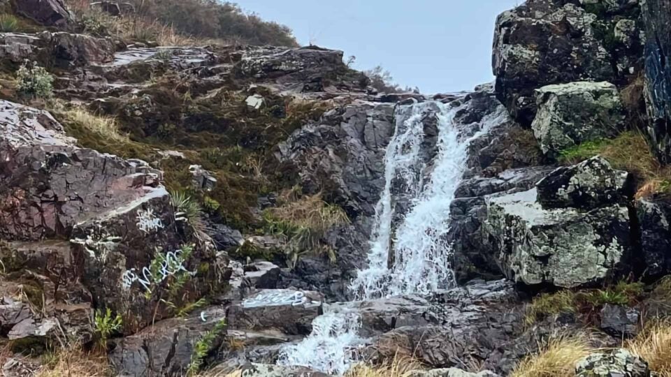 Upper Hot Spring Canyon Waterfall Featured