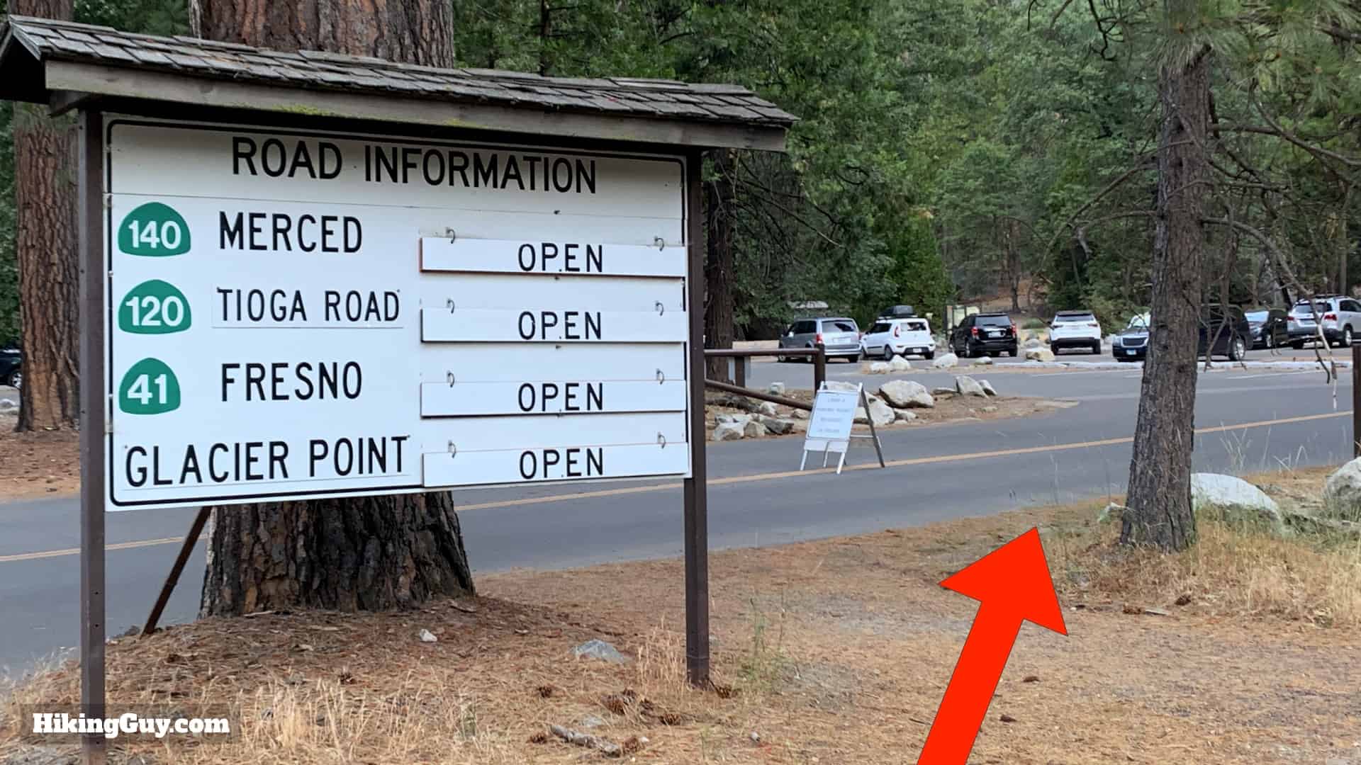 Upper Yosemite Falls Hike 1