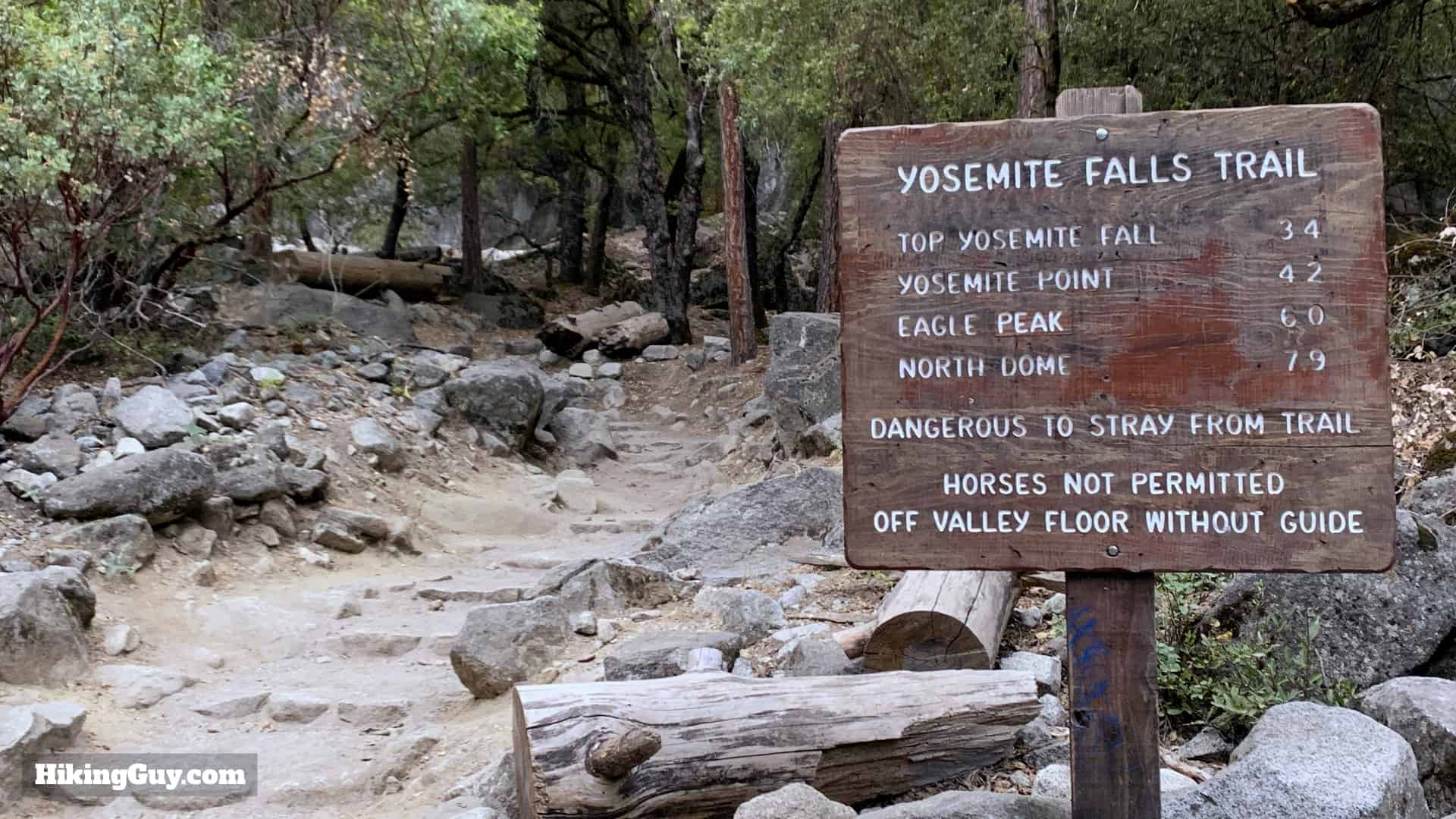 Upper Yosemite Falls Hike 7