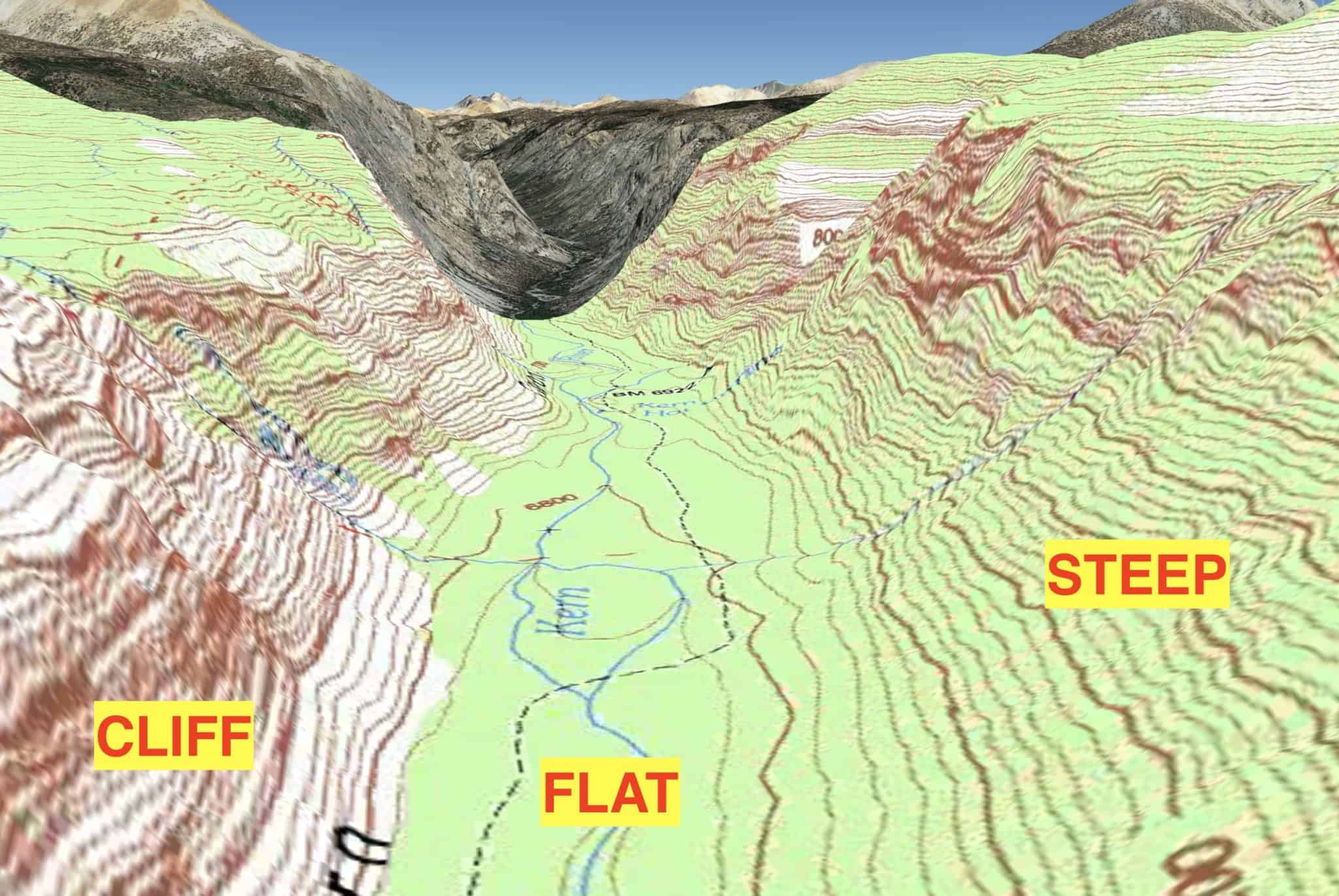 topography google earth pro