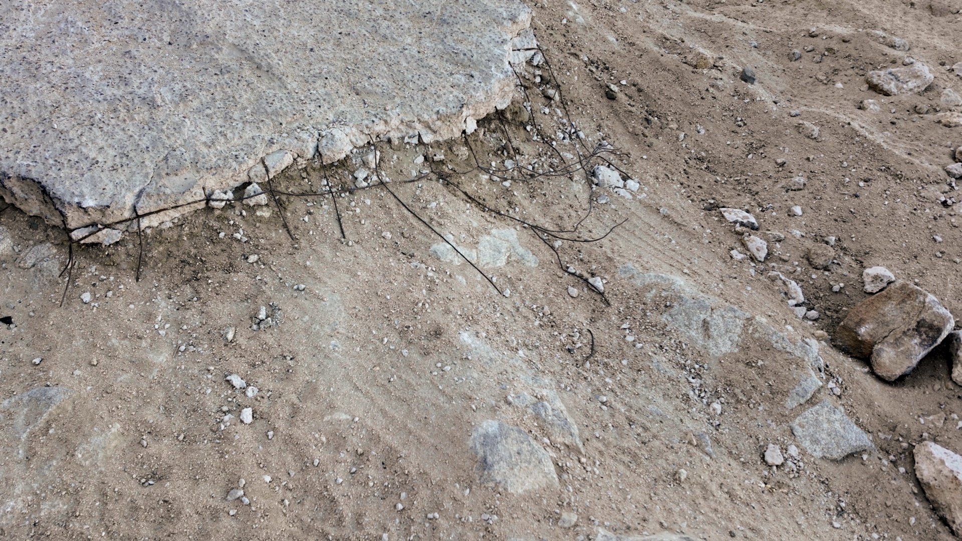 Valley Of The Moon Damaged Road