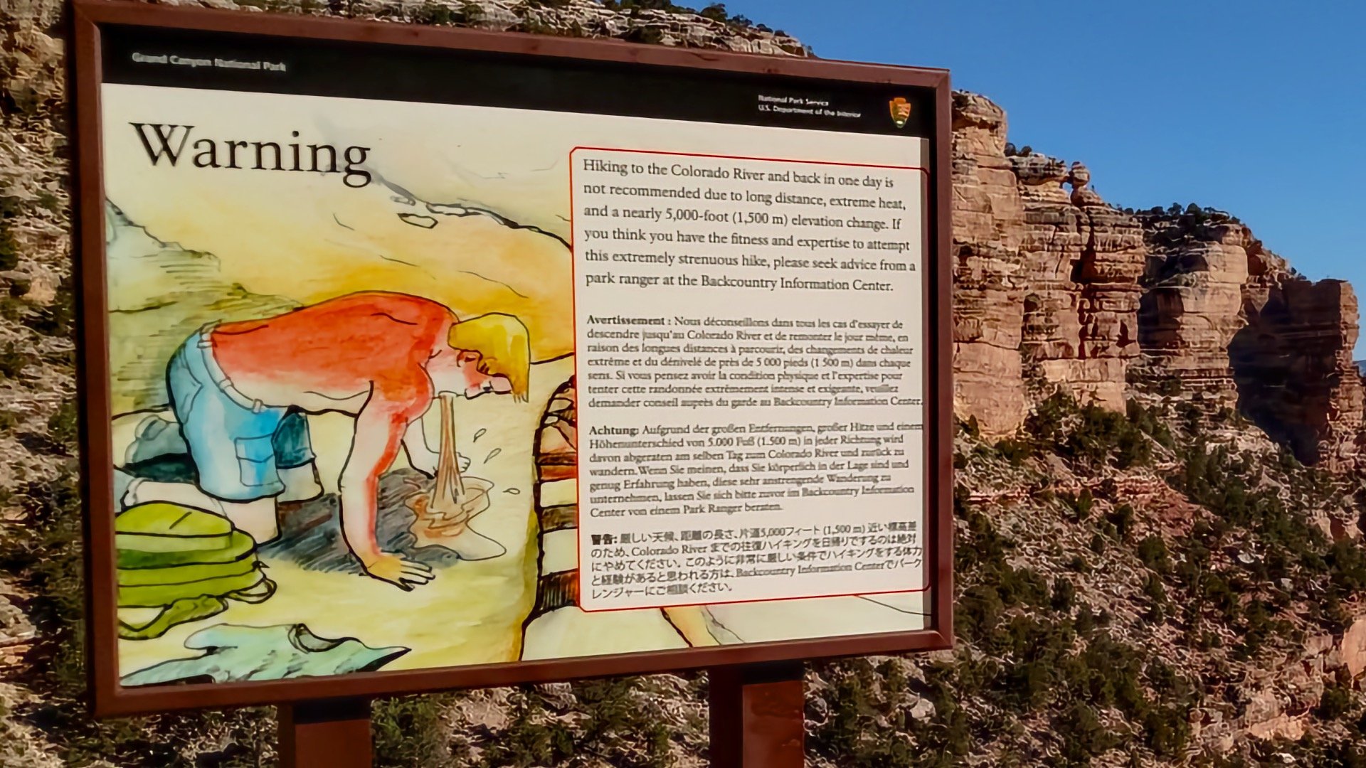 Victor Vomit Grand Canyon