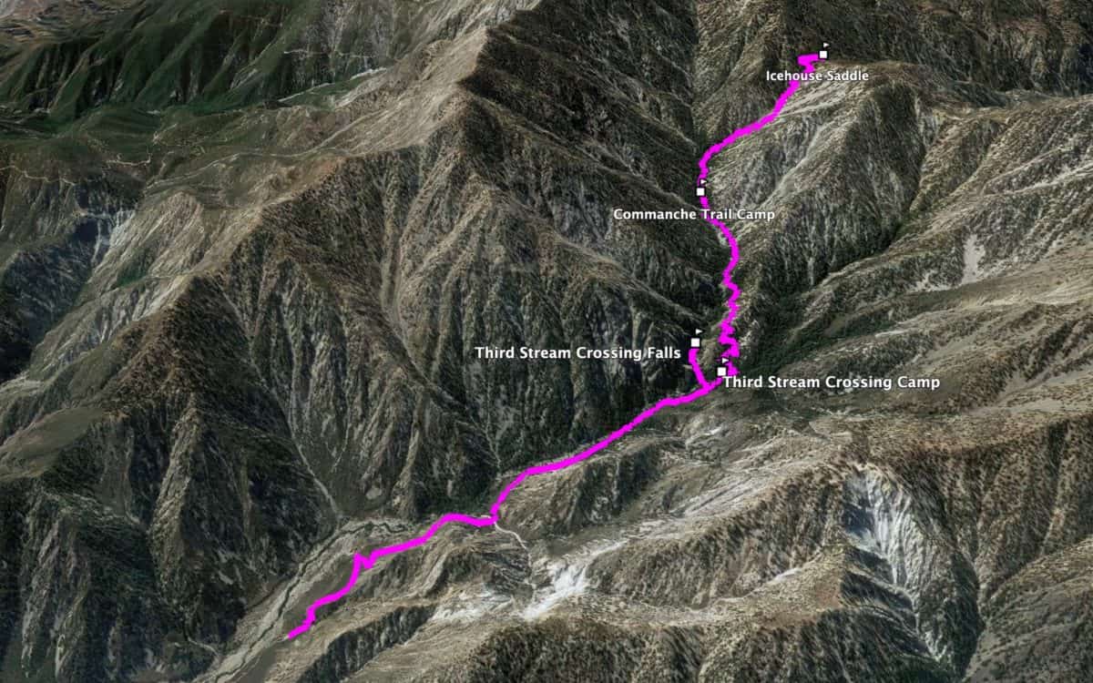 Water From Lytle Creek 3d Map
