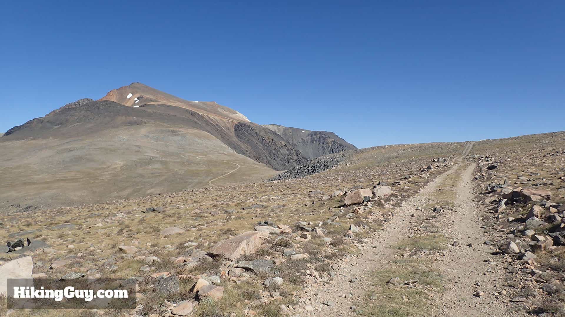 white mountain peak hike