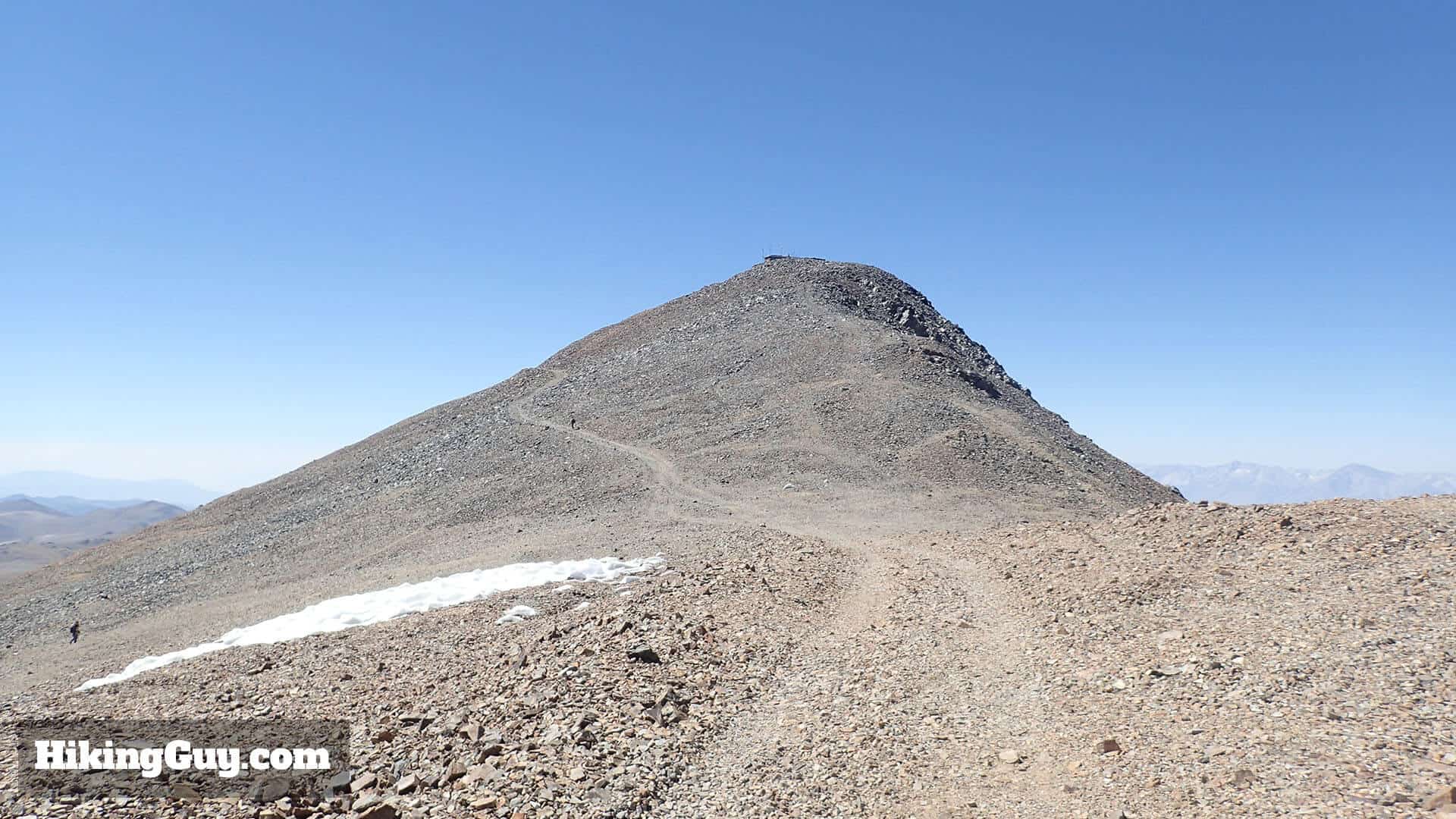 white mountain peak hike