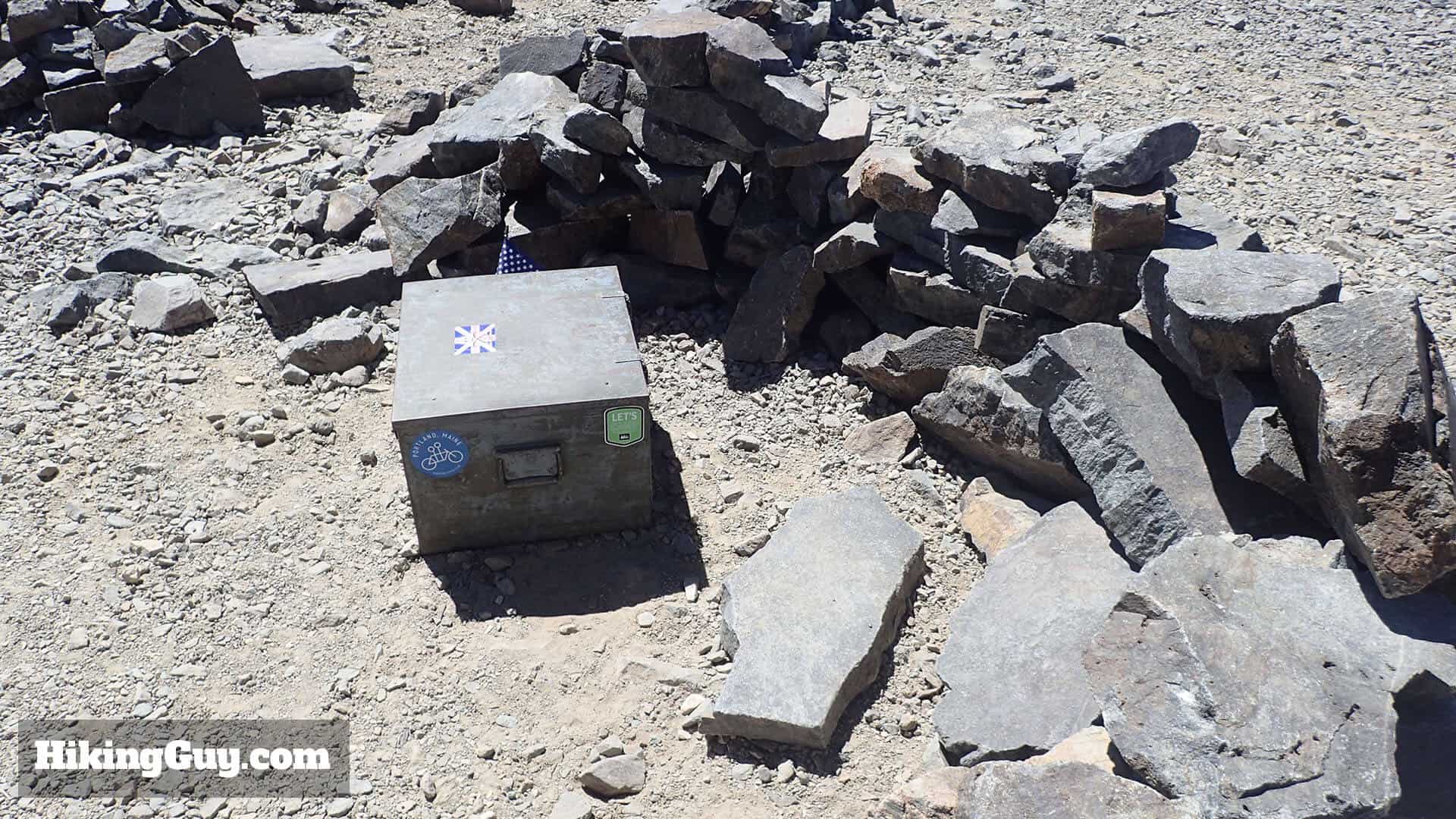 white mountain peak hike