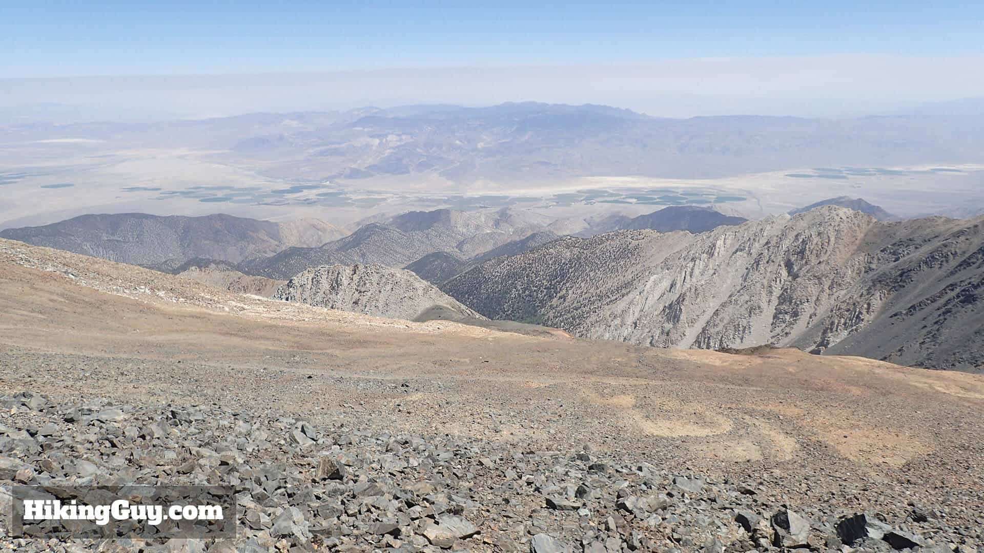 white mountain peak hike
