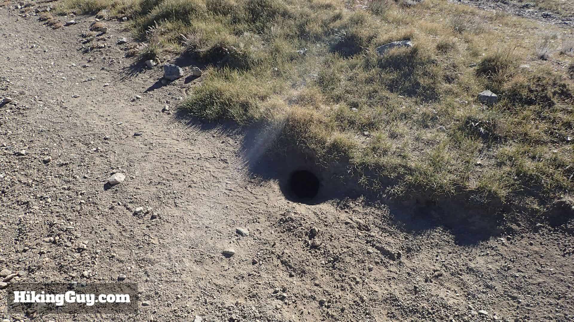 white mountain peak hike