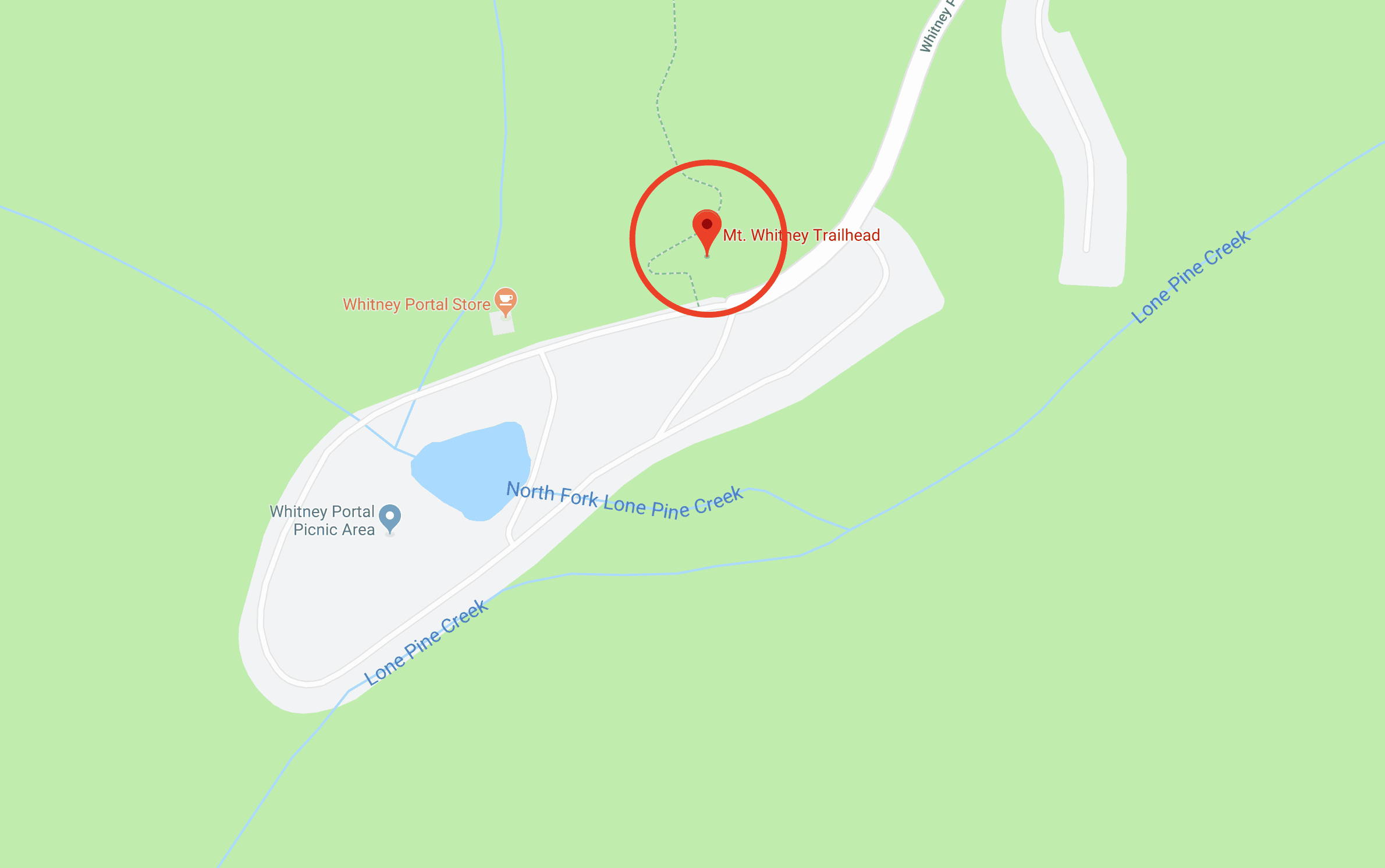 Whitney Portal Parking