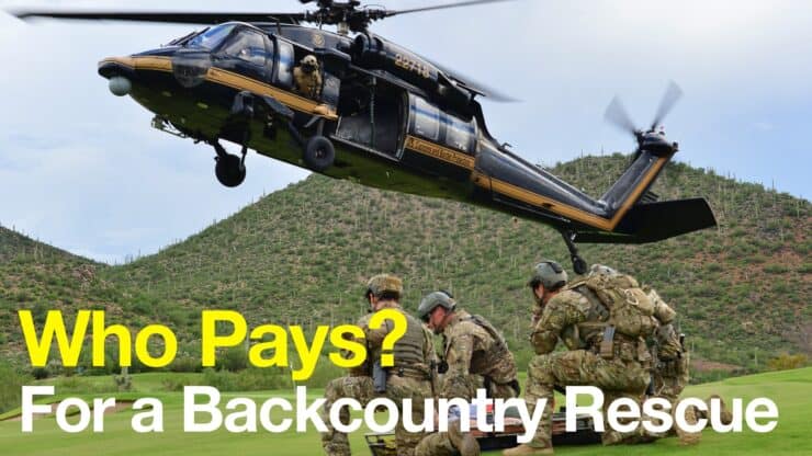 Who pays for a backcountry rescue?
