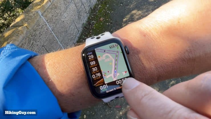 Apple watch hiking face