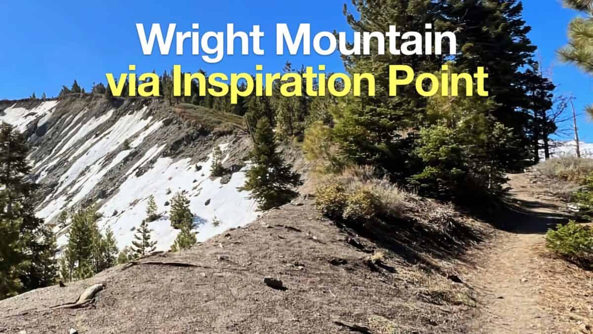Hike Wright Mountain From Inspiration Point